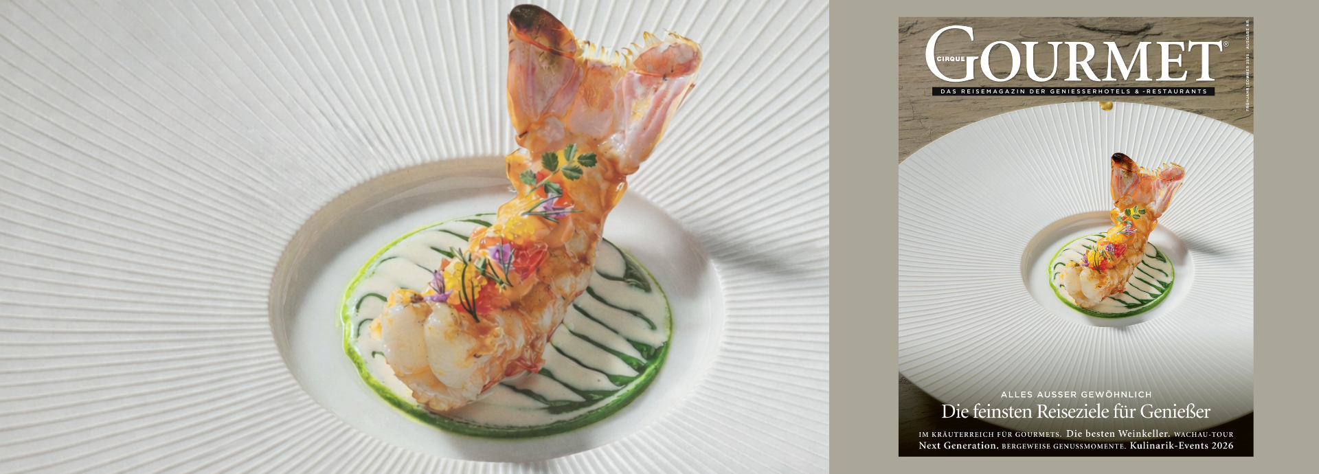 Teller von Landhaus Bacher  Foto: Lukas Kirchgasser